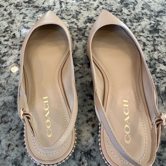 Coach Vae Leather Slingbacks NWOT or box size 9 - Picture 4 of 5